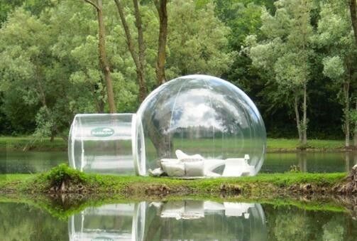 পরিষ্কার ক্যাম্পিং তাঁবু বিজ্ঞাপন inflatable স্বচ্ছ বুদ্বুদ তাঁবু inflatable পার্টি তাঁবু