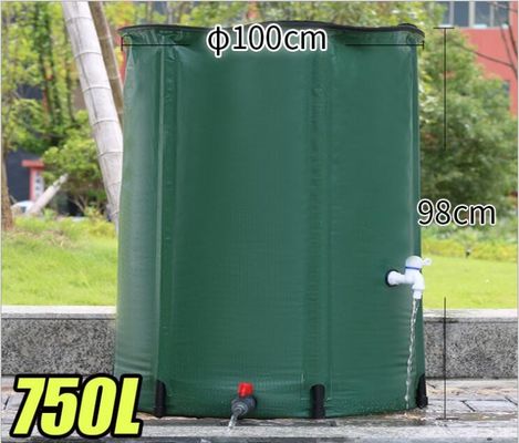 পিভিসি রেইন সেভার ব্যারেল 750L ফার্ম হাউস বাগানের জন্য ভাঁজযোগ্য OEM পরিষেবা