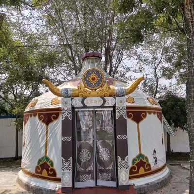 হোটেল ডোম টেন্ট বারবিকিউ ফার্মহাউস আউটডোর বৃষ্টিরোধী ঘন এবং উষ্ণ মঙ্গোলিয়ান ইয়ার্ট