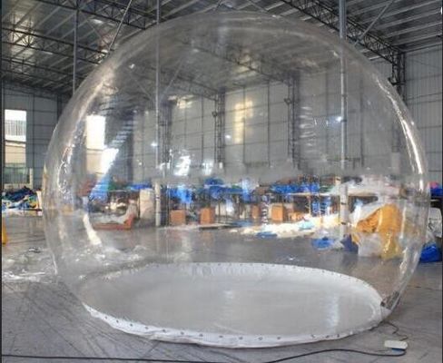 পিভিসি ক্লিয়ার বিশাল inflatable প্রদর্শনী বল, inflatable স্নো গ্লোব ক্রিসমাস প্রচার জন্য