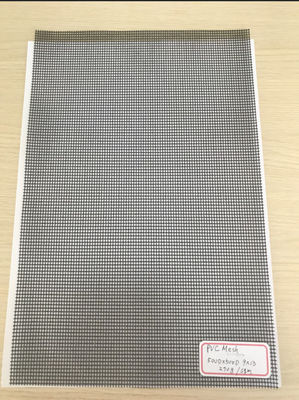 500D X 500D 9x13 শক্তিশালী পিভিসি লেপা পলিস্টার জাল কালো জাল বহিরঙ্গন বেড়া জন্য