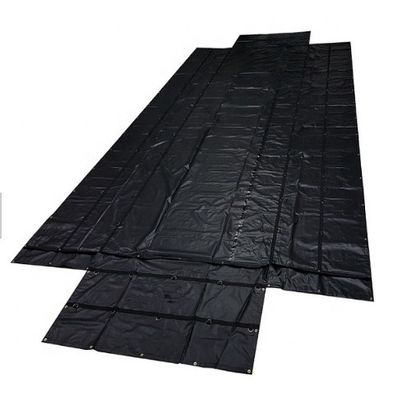 1000D * 1000D 18oz 8 ফুট ড্রপ ফ্ল্যাটবেড ট্রাক টার্পস