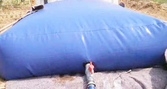 এসজিএস 6000L 0.7 মিমি পিভিসি টারপুলিন নমনীয় জল বুধ ট্যাংক পানি ধরে রাখার ট্যাঙ্ক সংরক্ষণের জন্য ব্যবহৃত