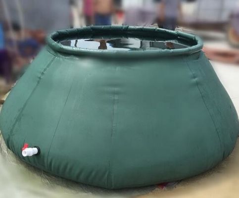 পেঁয়াজের আকৃতি 4500L পিভিসি টারপোলিন ভাঁজযোগ্য জল ট্যাঙ্ক বহনযোগ্য জল ট্যাঙ্ক জল ধারণকারী ট্যাঙ্ক