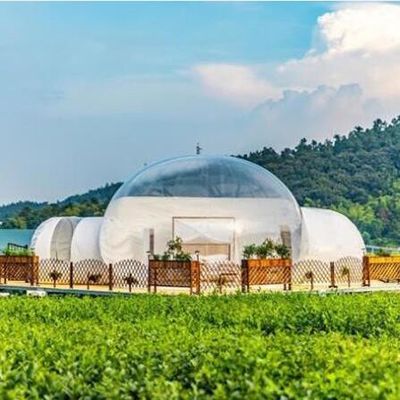 ইনফ্ল্যাটেবল পিভিসি টারপুলিন ক্লিয়ার বুদ্বুদ ক্যাম্পিং টেন্ট ফ্লেম রিটার্ডেন্ট ইনফ্ল্যাটেবল পার্টি টেন্ট