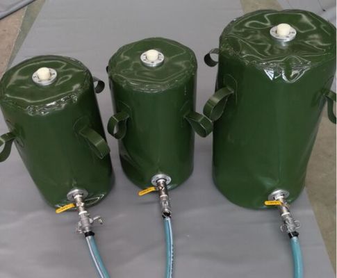 50L 100L 1.0MM বেধ সঞ্চালনযোগ্য নমনীয় ডিজেল জ্বালানী বুদবুদ তরল ধারণ জ্বালানী বুদবুদ