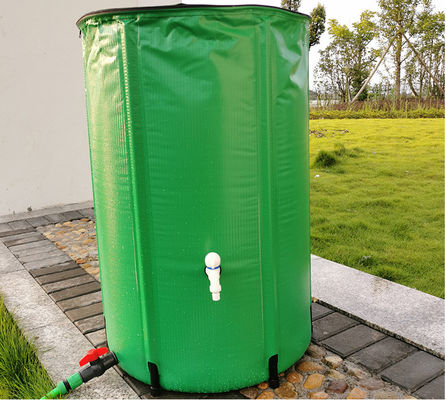 পিভিসি রেইন সেভার ব্যারেল 750L ফার্ম হাউস বাগানের জন্য ভাঁজযোগ্য OEM পরিষেবা