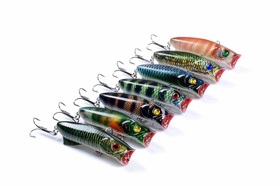 ভাসমান পানি ভুয়া প্রলোভন ঢেউ আরোহণ 7.8cm / 11.5g জলের পৃষ্ঠ