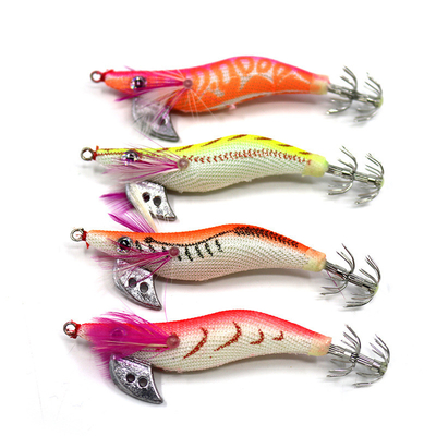 ক্লিম হুক প্লাস্টিকের জাল মাছ ধরার প্রলোভন 4PCS/প্যাক