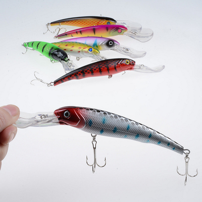 7 রং 16.50cm 27.50g পিক, ক্রুসিয়ান, কাল্টার আলবার্নাস প্লাস্টিকের প্রলোভন মিনো ফিশিং বেট