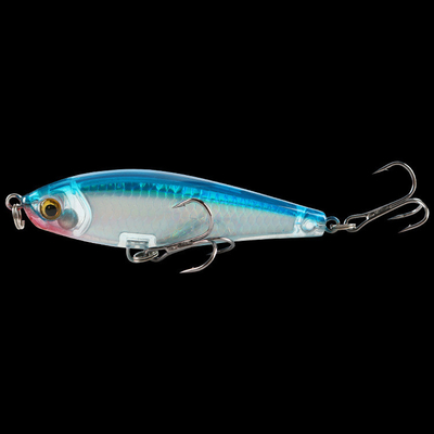 6 রঙ 7.5CM/8.6g 8# হুক মুল্ট,পার্চ,ক্যাটফিশ প্লাস্টিক এবিএস ফিশিং বেট পেন্সিল প্রলোভন