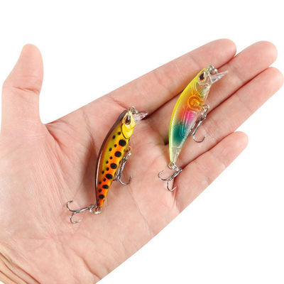 15 রঙ 6CM/5G ডুবে যাওয়া মিনো মাছ ধরার প্রলোভন মুল্ট,পার্চ,ক্যাটফিশ প্লাস্টিকের হার্ড বেট