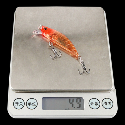 15 রঙ 6CM/5G ডুবে যাওয়া মিনো মাছ ধরার প্রলোভন মুল্ট,পার্চ,ক্যাটফিশ প্লাস্টিকের হার্ড বেট