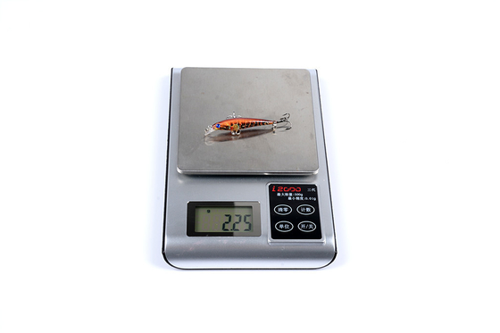 6 রঙ 5CM/2.2G 10# হুক মুল্ট,পার্চ,ক্যাটফিশ প্লাস্টিকের হার্ড বেট 0.1 মি-0.3 মি ভাসমান মিনো ফিশিং লেট