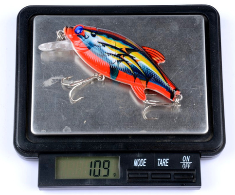 3 রঙ 4.3CM/4.4g 6#হুক 3D চোখ প্লাস্টিকের পেইন্টিং বেট 0.30m-0.6M ভাসমান ক্র্যাঙ্ক মাছ ধরার প্রলোভন