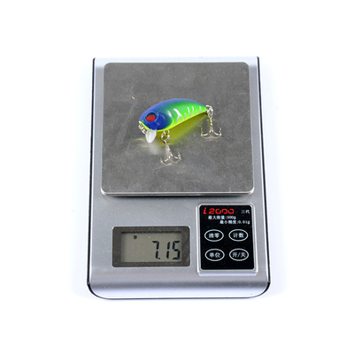 6 রঙ 5.1CM/7.2g 8#হুক 3D চোখ প্লাস্টিক হার্ড বেট 0.30m-0.9M ভাসমান ক্র্যাঙ্ক মাছ ধরার প্রলোভন