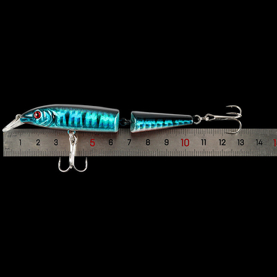 5 রঙ 11CM/9.20g 6#হুকস 3D চোখ প্লাস্টিকের বেট পূর্ণ সাঁতার স্তর মাল্টি জয়েন্ট মাছ ধরার প্রলোভন