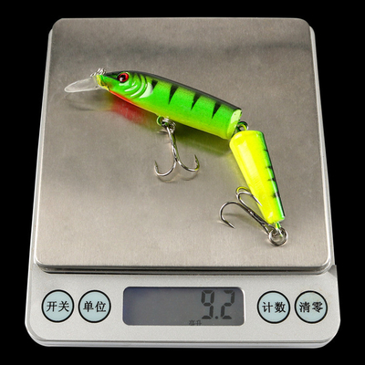 5 রঙ 11CM/9.20g 6#হুকস 3D চোখ প্লাস্টিকের বেট পূর্ণ সাঁতার স্তর মাল্টি জয়েন্ট মাছ ধরার প্রলোভন