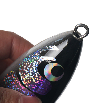 4 টি রঙ 22CM/120g Abalone শেল কাঠের বেট ট্রিপল হুক টুনা মাছের ফাঁদ পেন্সিল কাঠের মাছ ধরার ফাঁদ