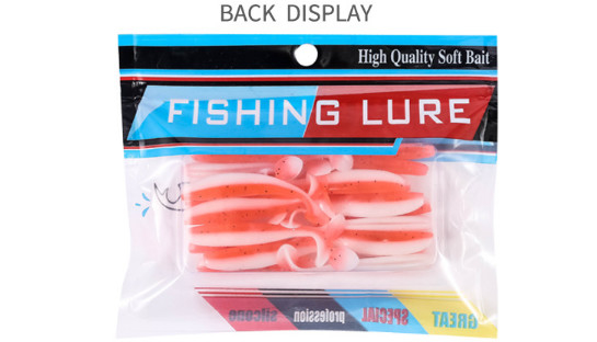 14 রঙ 6CM/1.6g 20PCS/Bag Mullet Fish Bait Dragonfly Sinking PVC Soft Baits মাছ ধরার প্রলোভন